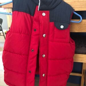 Carter’s Red and Black Puffer Vest